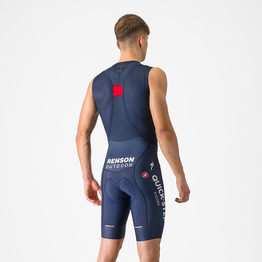 Castelli COMPETIZIONE Bib Shorts Herre Blå | HPXJRFY-43