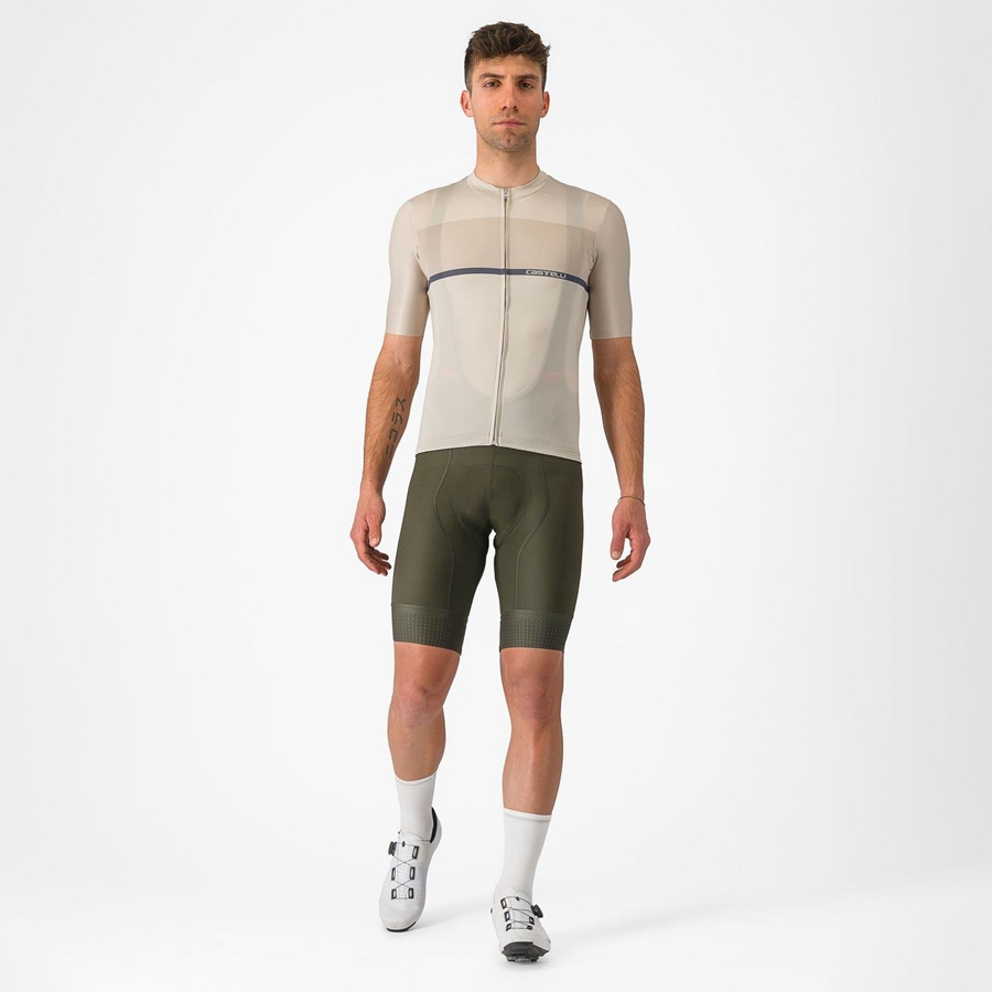 Castelli COMPETIZIONE Bib Shorts Herre Dyb Grøn | RWMGNYF-72