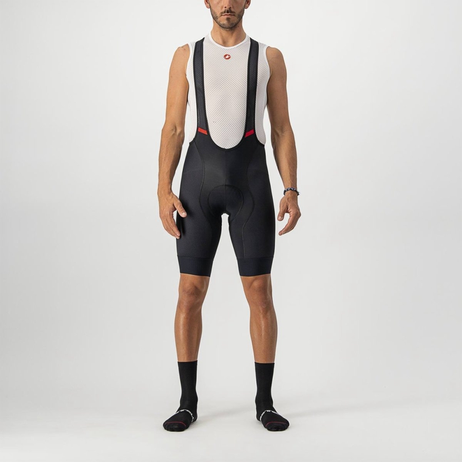 Castelli COMPETIZIONE Bib Shorts Herre Sort | JPGLHUT-86