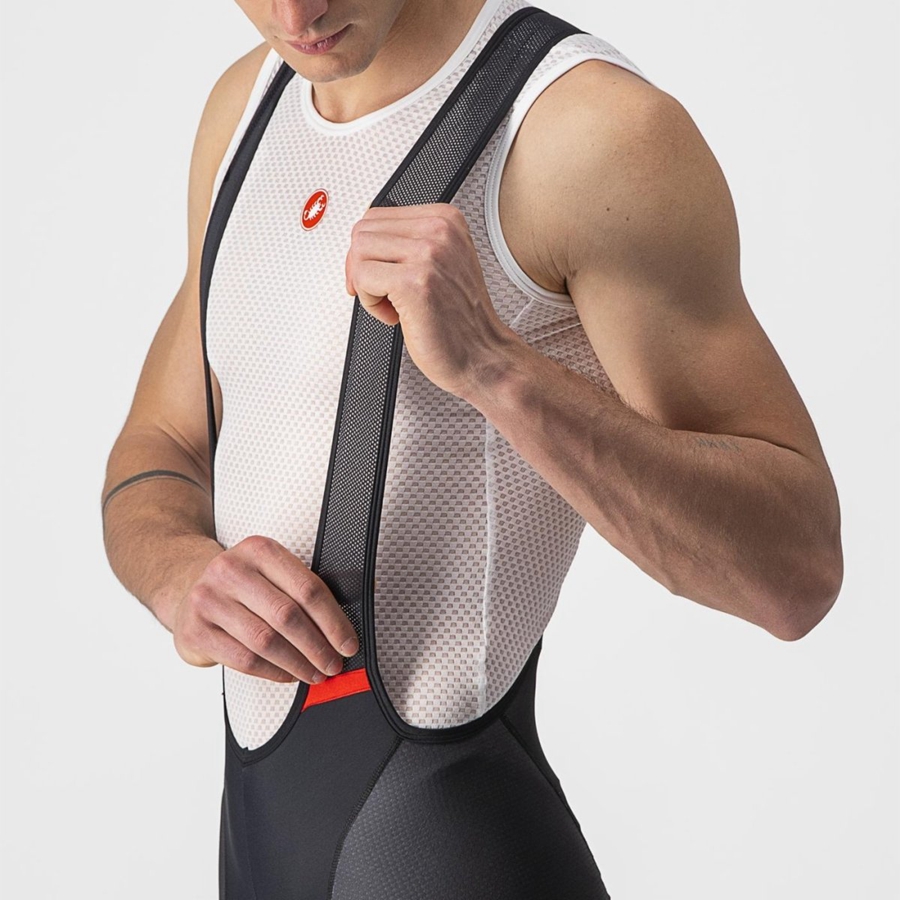 Castelli COMPETIZIONE KIT Bib Shorts Herre Sort Sølv Grå | LSUNTRJ-42