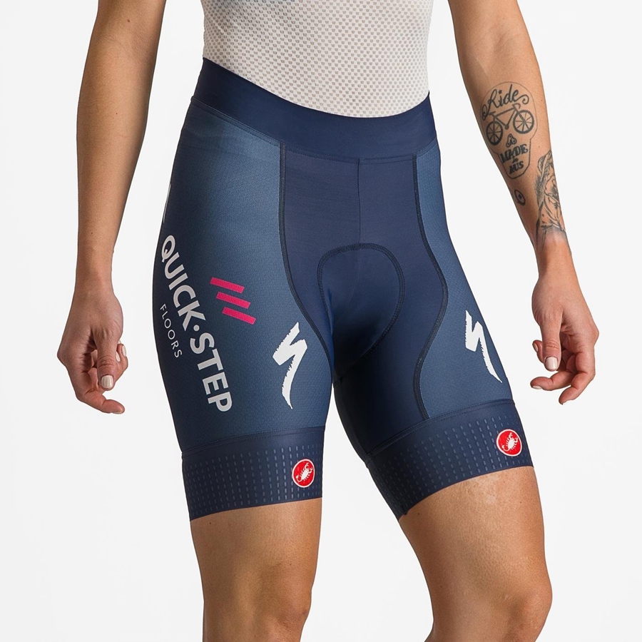 Castelli COMPETIZIONE W Shorts Dame Blå Hvide | MVNTIYR-03