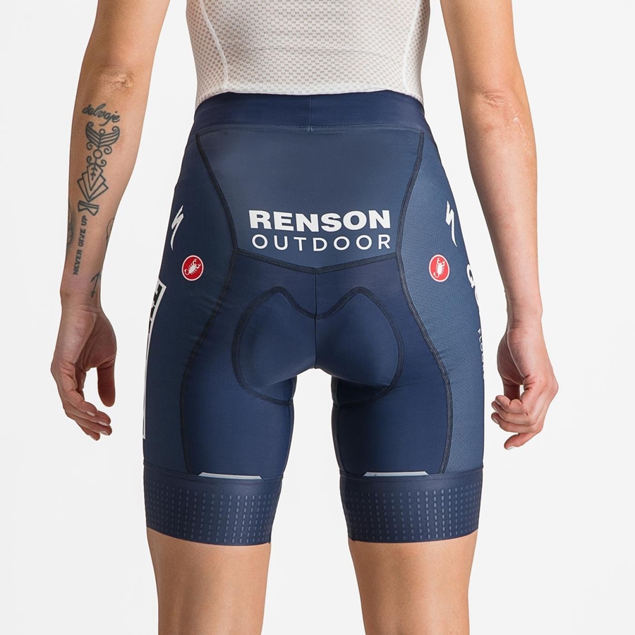 Castelli COMPETIZIONE W Shorts Dame Blå Hvide | MVNTIYR-03