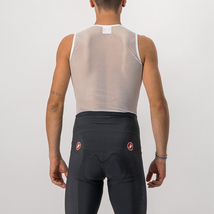 Castelli CORE MESH 3 SLEEVELESS Baselag Herre Hvide | GVLJZAU-51