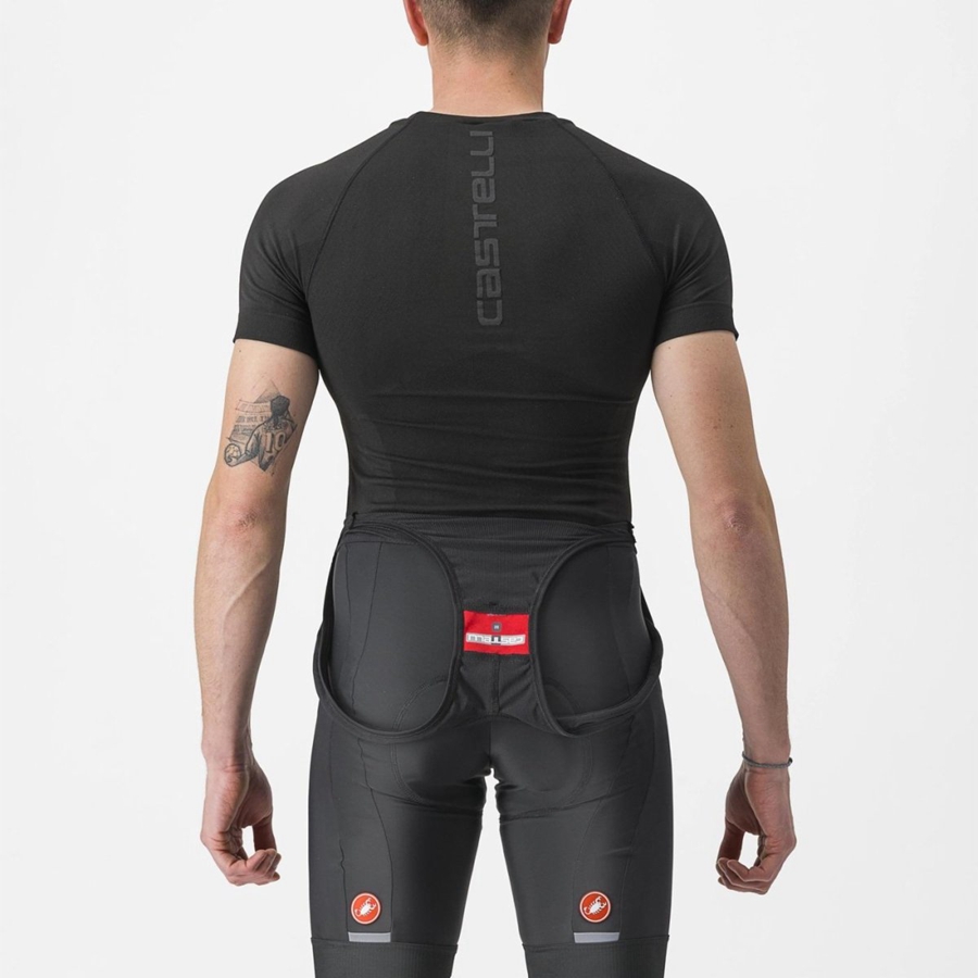 Castelli CORE SEAMLESS SS Baselag Herre Sort | XTPSCZR-57