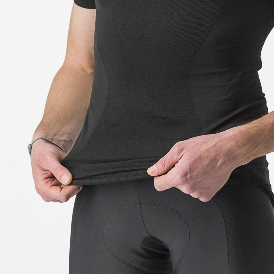 Castelli CORE SEAMLESS SS Baselag Herre Sort | XTPSCZR-57