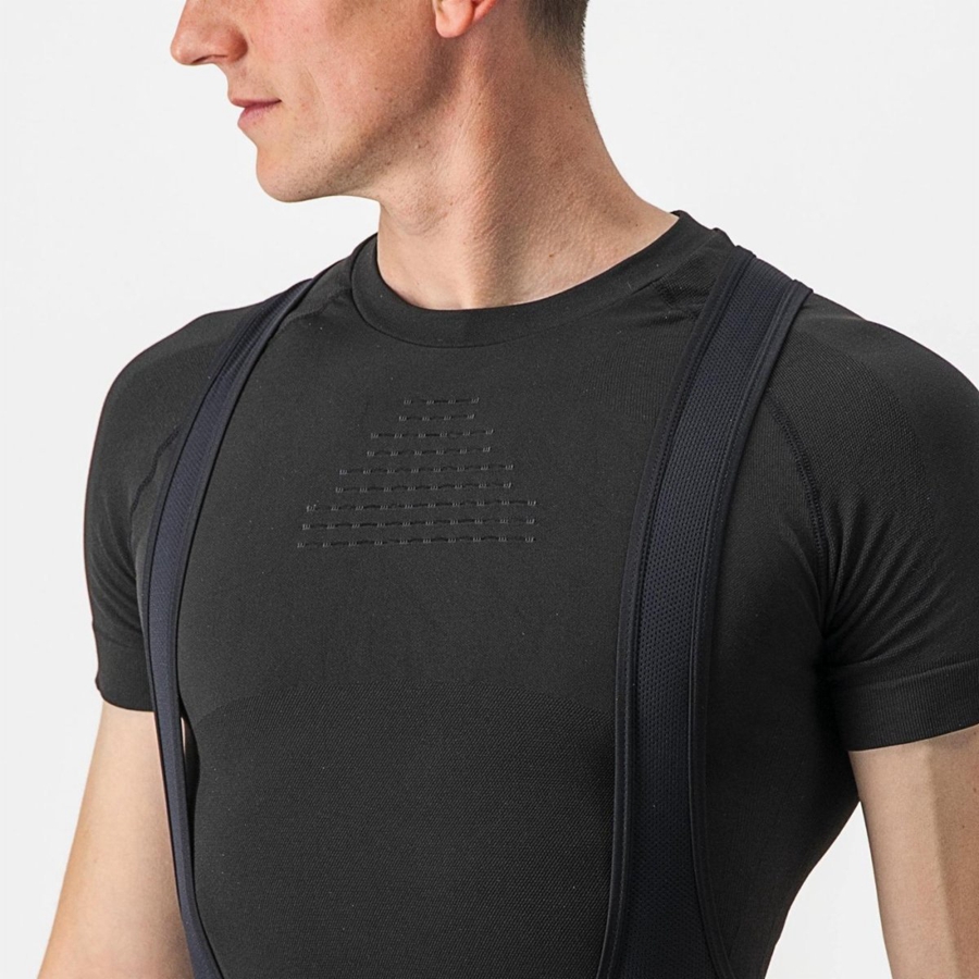 Castelli CORE SEAMLESS SS Baselag Herre Sort | XTPSCZR-57