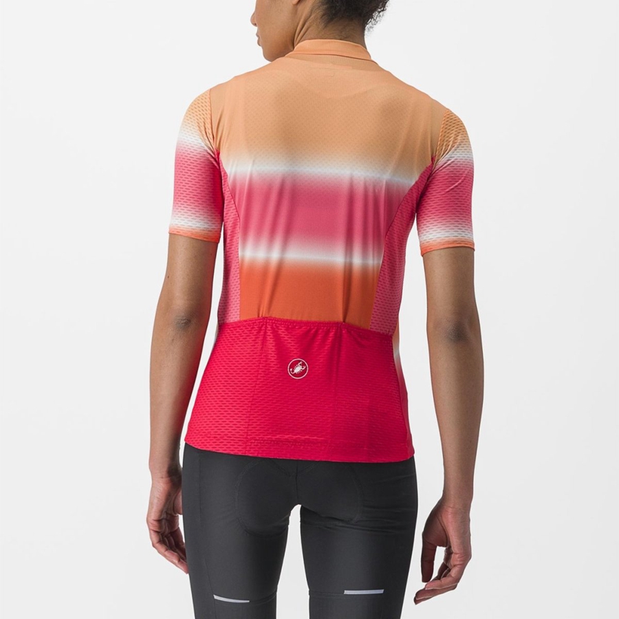 Castelli DOLCE Jersey Dame Orange | XHOCEJM-08