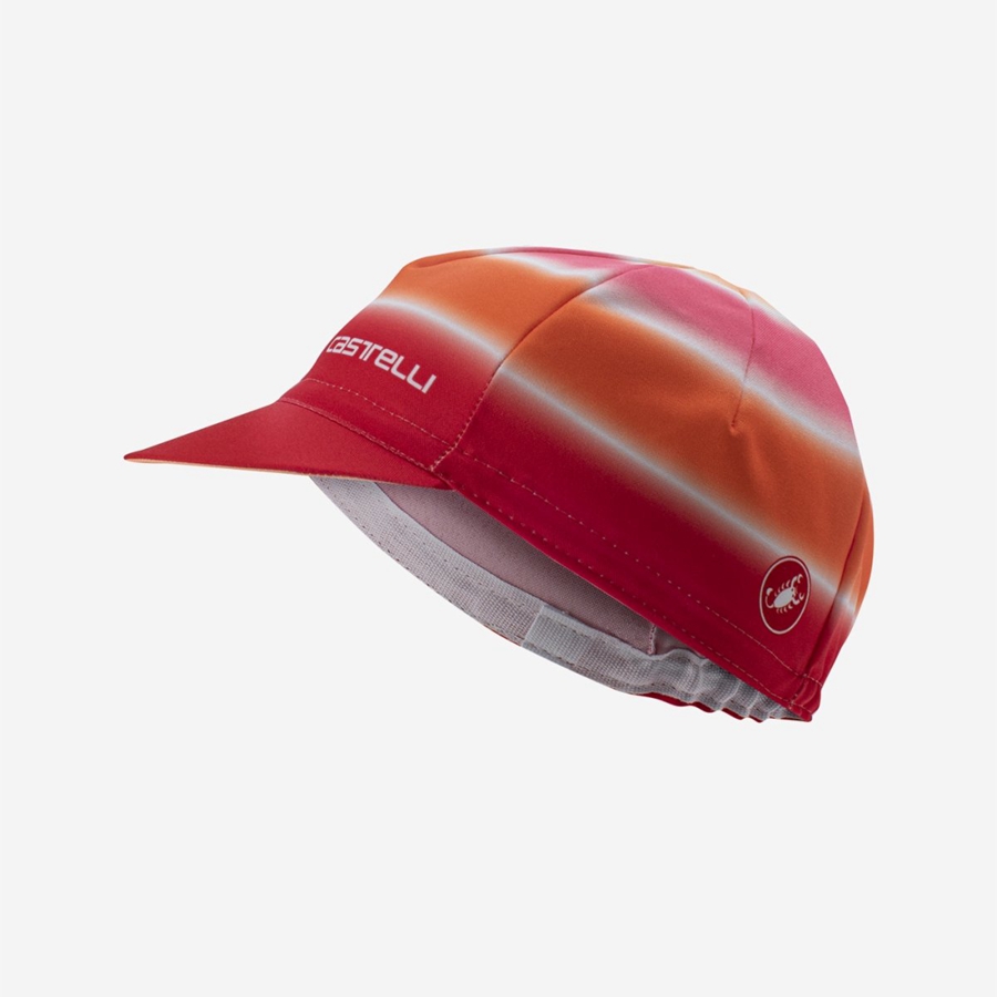 Castelli DOLCE Kasket Dame Orange | MKGCEWU-36