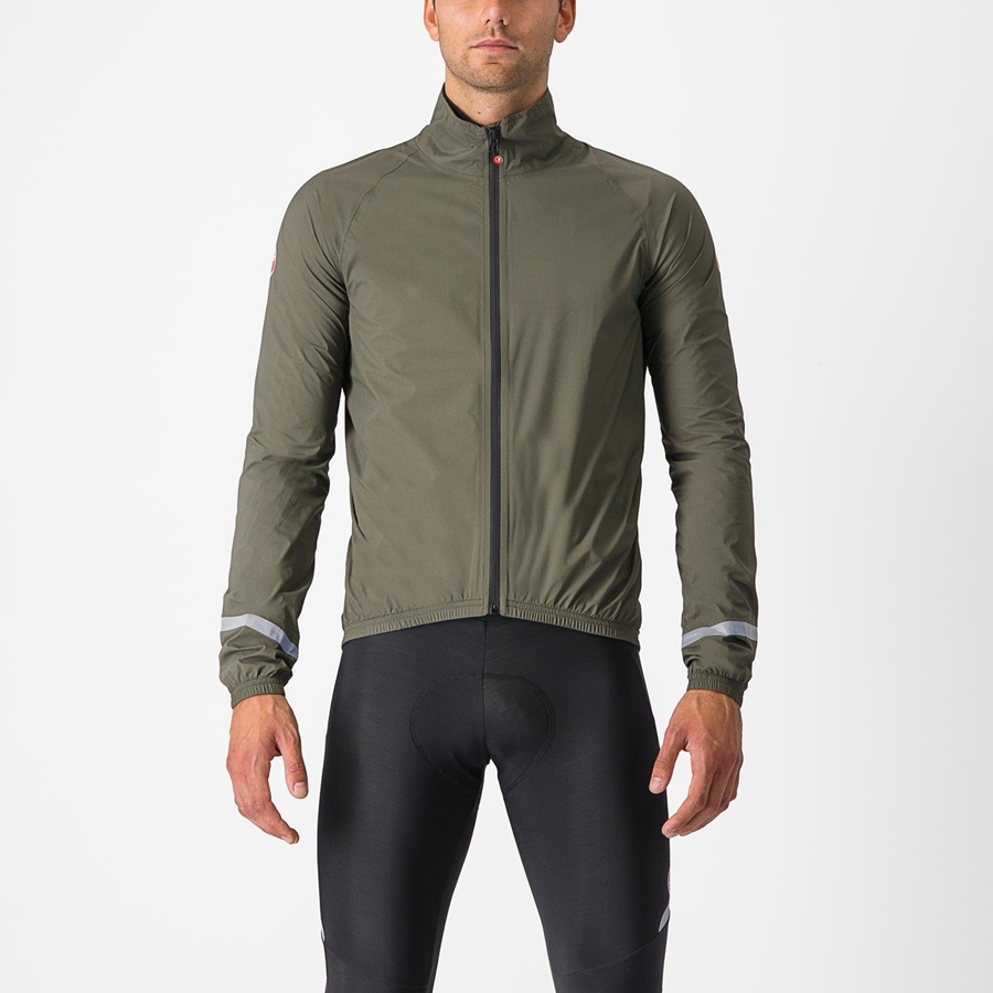 Castelli EMERGENCY 2 RAIN Beskyttelse Herre Grøn | UCEYRIN-58