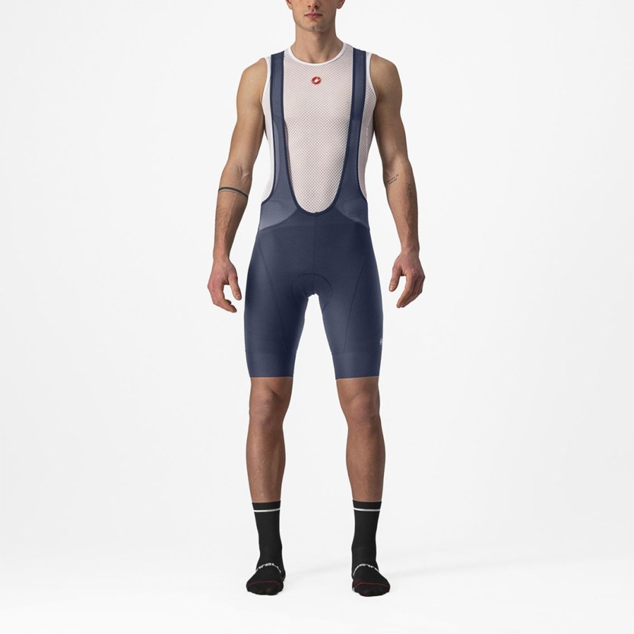 Castelli ENDURANCE 3 Bib Shorts Herre Blå | JAGPRCY-64