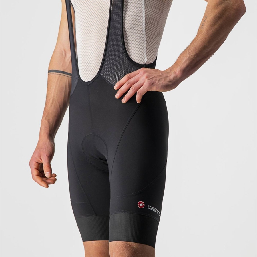 Castelli ENDURANCE 3 Bib Shorts Herre Sort | EBCPWZT-84