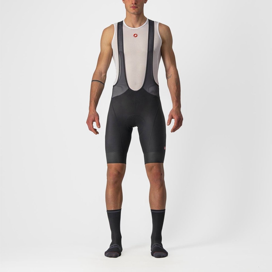 Castelli ENDURANCE 3 Bib Shorts Herre Sort | EBCPWZT-84