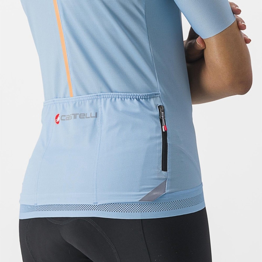 Castelli ENDURANCE W Jersey Dame Blå | GNBYODI-50