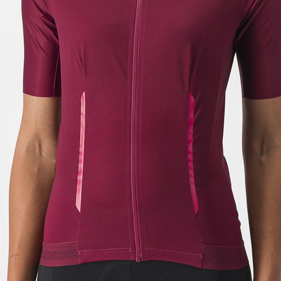 Castelli ENDURANCE W Jersey Dame Bordeaux | UARFNZV-18