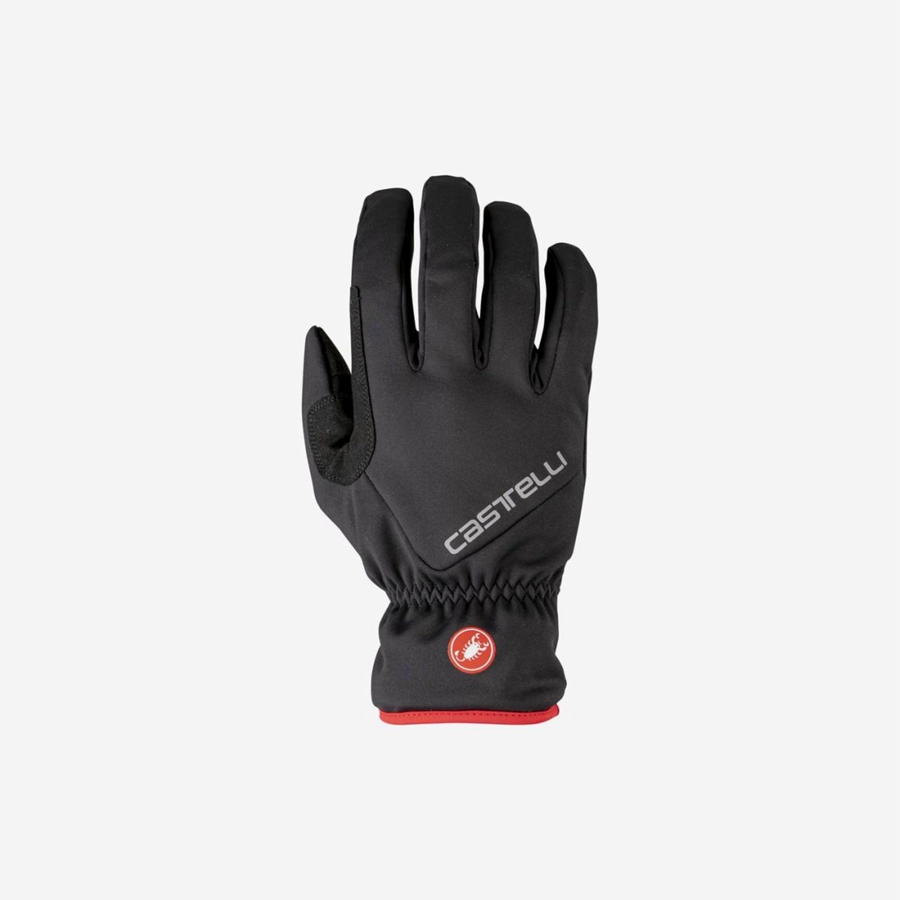 Castelli ENTRATA THERMAL Handsker Herre Sort | VTJWMNC-82