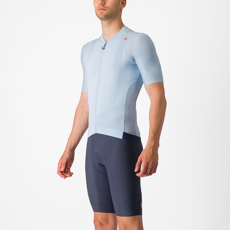 Castelli ESPRESSO Jersey Herre Blå Blå | BUHGXWE-36