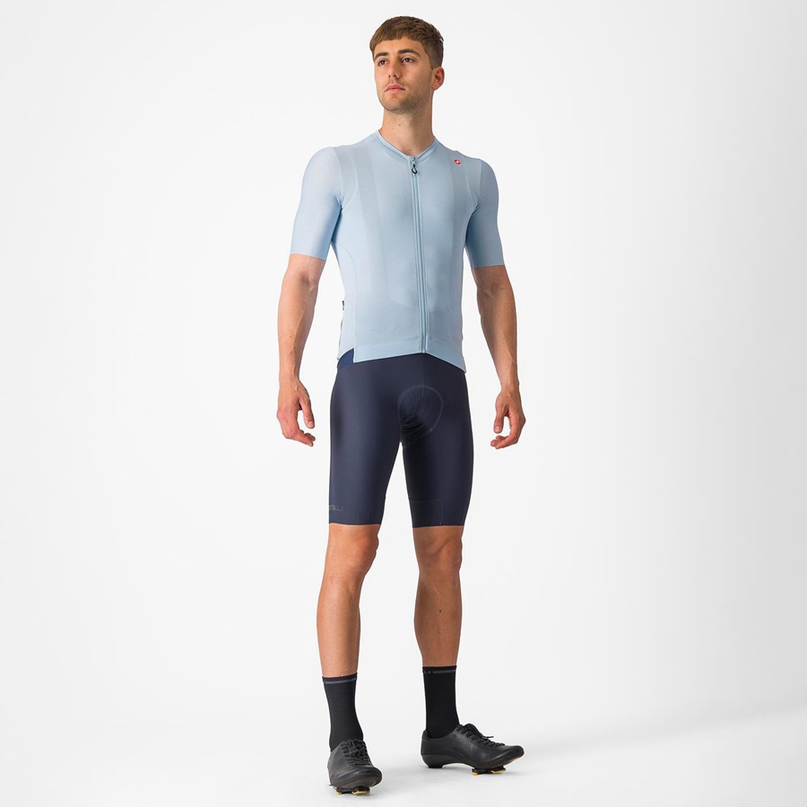 Castelli ESPRESSO Jersey Herre Blå Blå | BUHGXWE-36