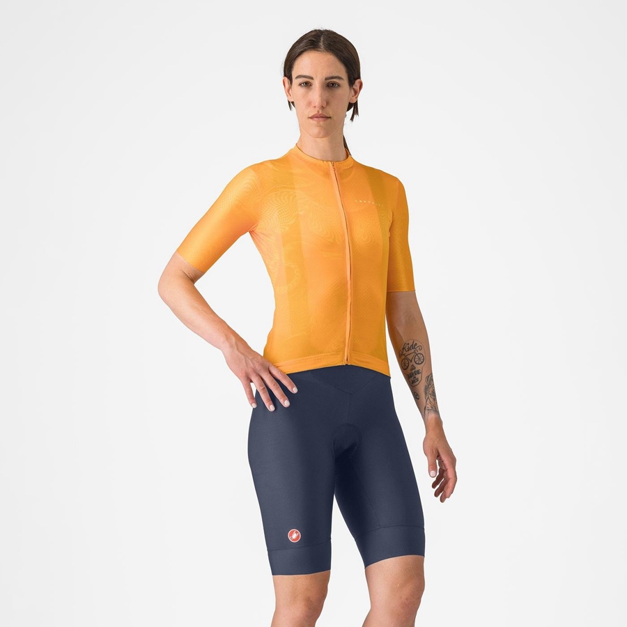 Castelli ESPRESSO W DT Bib Shorts Dame Blå | CSFKPYX-32