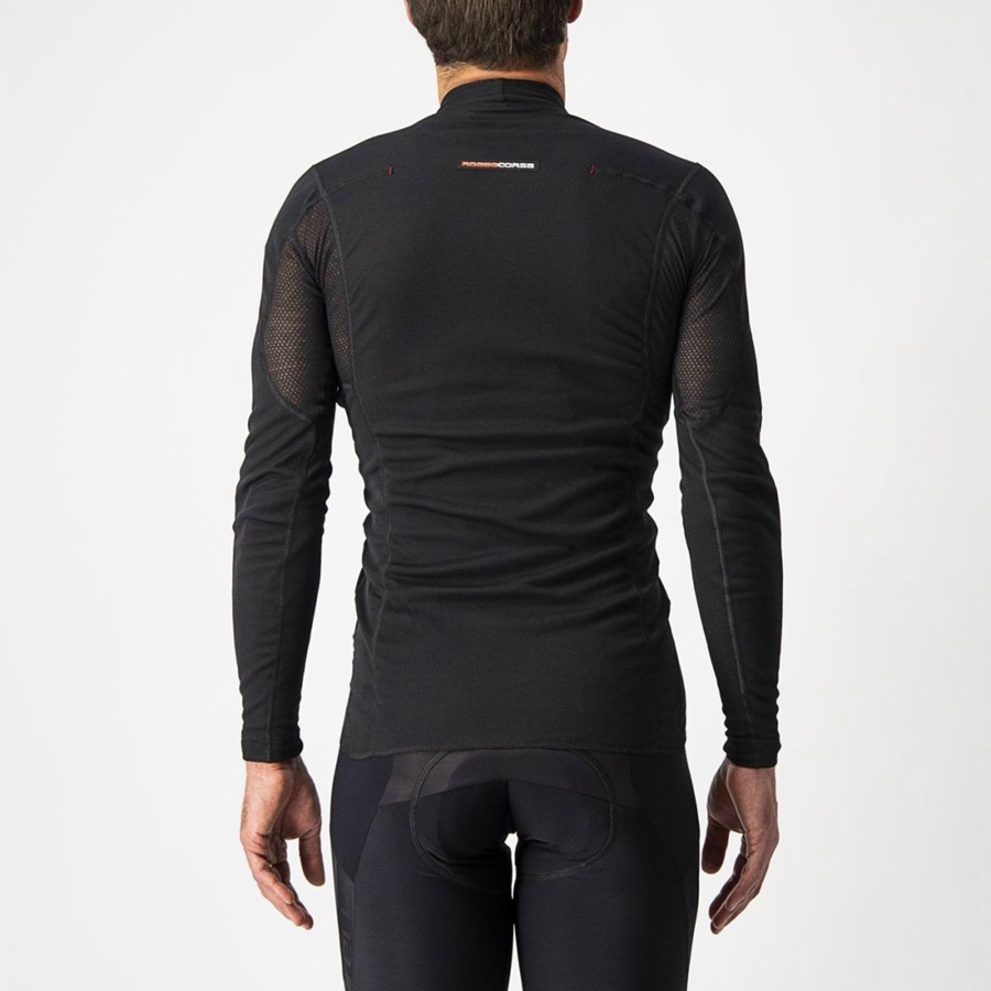 Castelli FLANDERS WARM LONG SLEEVE Baselag Herre Sort | JYFRSTH-61