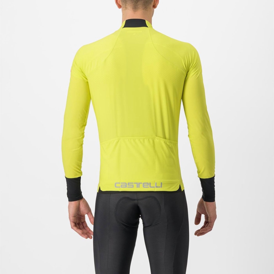 Castelli FLIGHT AIR Jersey Herre Gul | NGKRWYB-74