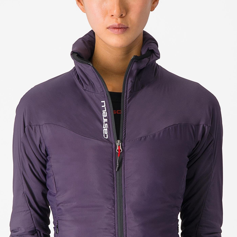 Castelli FLY THERMAL W Jakker Dame Lilla | ADISKWF-05