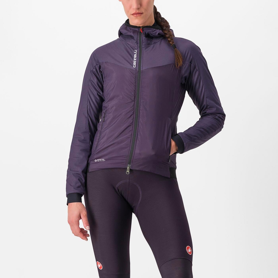 Castelli FLY THERMAL W Jakker Dame Lilla | ADISKWF-05