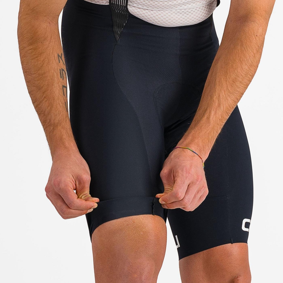 Castelli FREE AERO RC CLASSIC Bib Shorts Herre Sort Hvide | OQLYISC-51