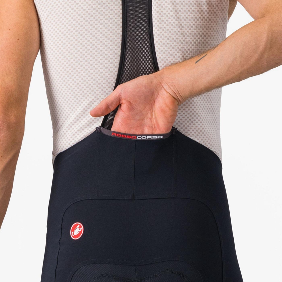 Castelli FREE AERO RC CLASSIC Bib Shorts Herre Sort Hvide | OQLYISC-51