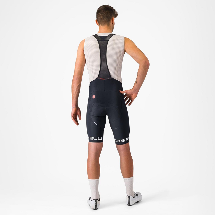 Castelli FREE AERO RC CLASSIC Bib Shorts Herre Sort Hvide | OQLYISC-51