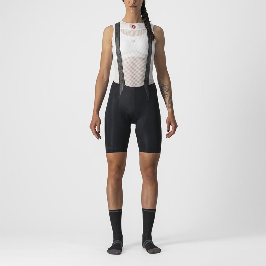 Castelli FREE AERO RC W Bib Shorts Dame Sort | YWZXKVG-32