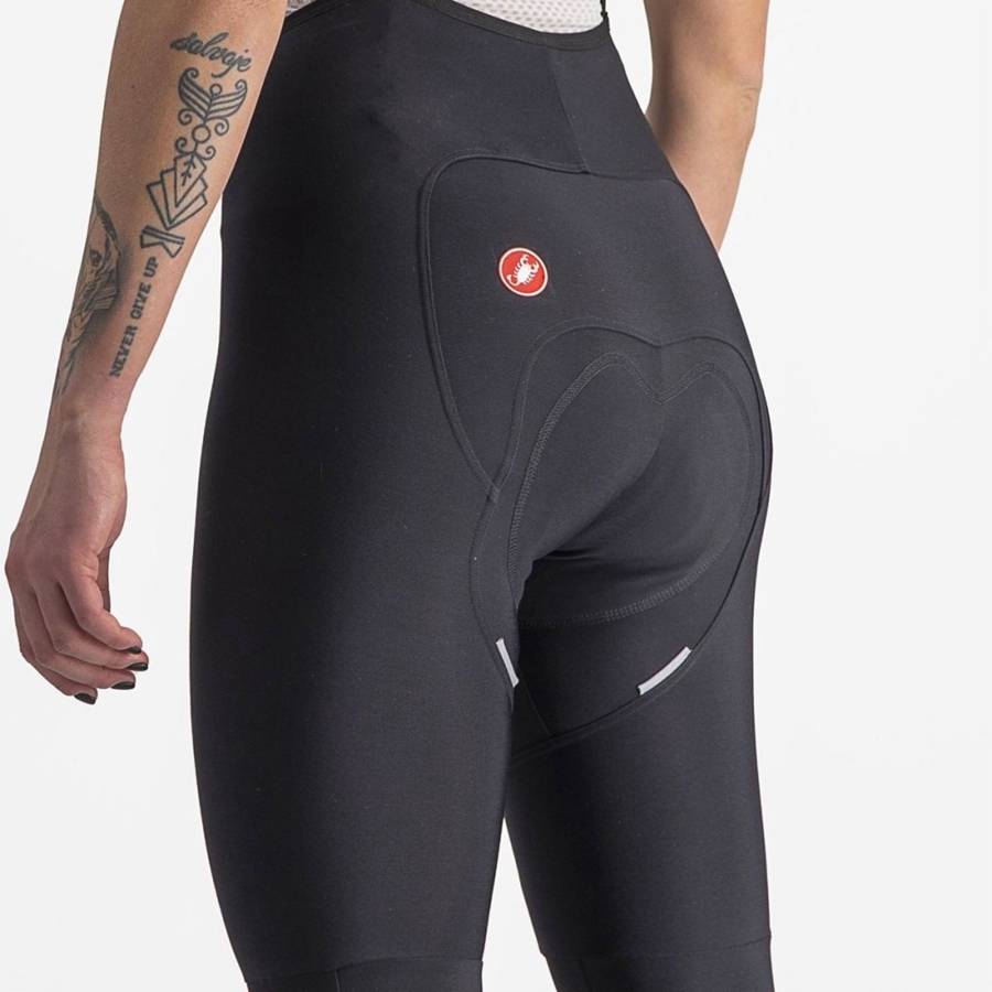 Castelli FREE AERO RC W DT Bib Strømpebukser Dame Sort | ZARQLVT-38