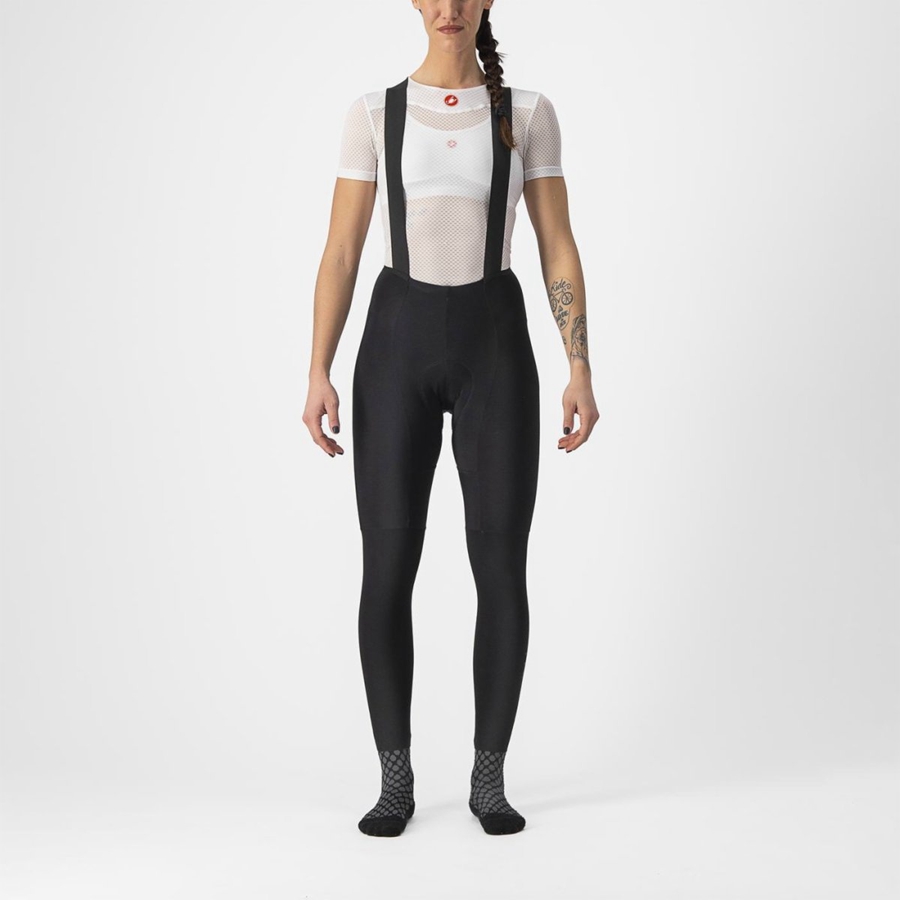 Castelli FREE AERO RC W DT Bib Strømpebukser Dame Sort | ZARQLVT-38