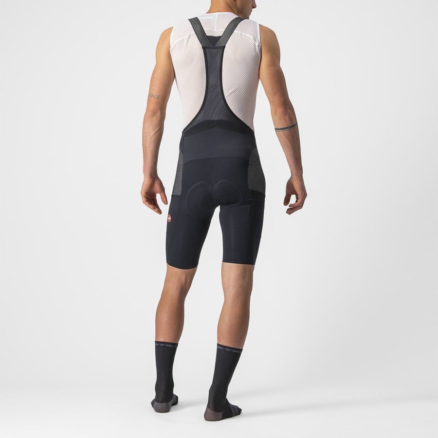 Castelli FREE UNLIMITED Bib Shorts Herre Sort | ZTDAQKO-59