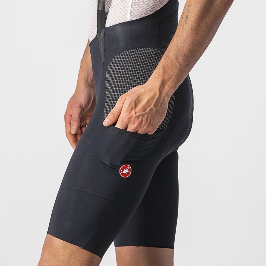 Castelli FREE UNLIMITED Bib Shorts Herre Sort | ZTDAQKO-59