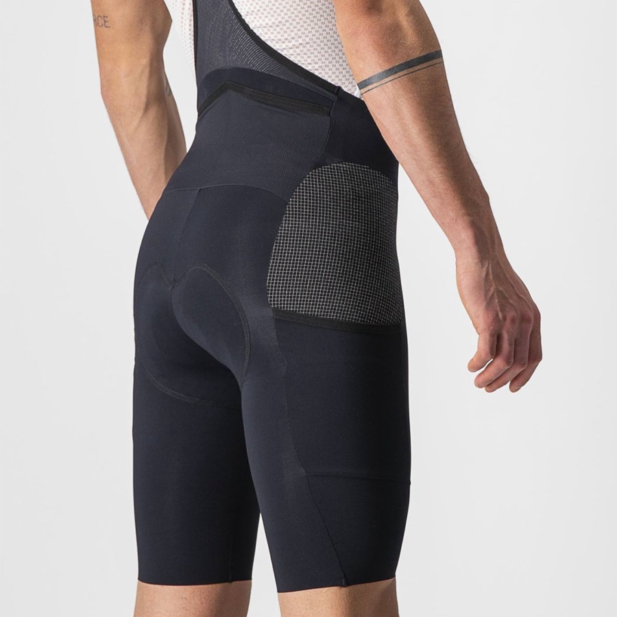 Castelli FREE UNLIMITED Bib Shorts Herre Sort | ZTDAQKO-59