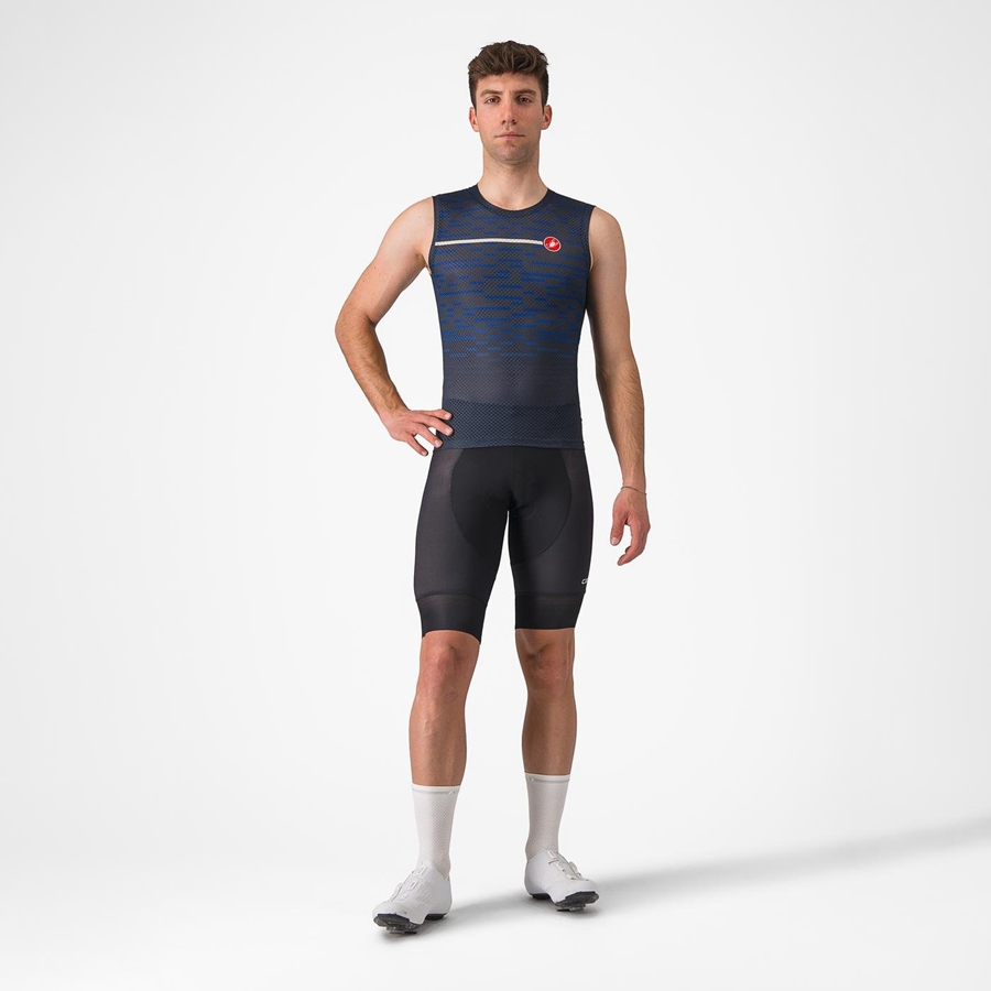 Castelli INSIDER SLEEVELESS Jersey Herre Blå | EPSMBFN-56