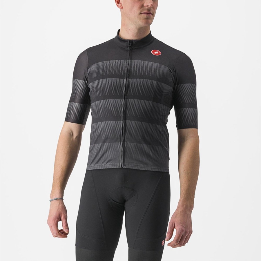 Castelli LIVELLI Jersey Herre Sort | XDAJGYL-76