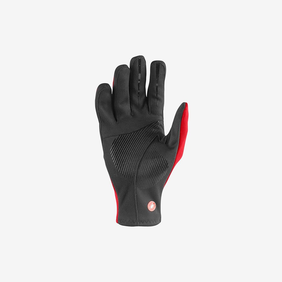 Castelli MORTIROLO Handsker Herre Rød | BKPAMEZ-96