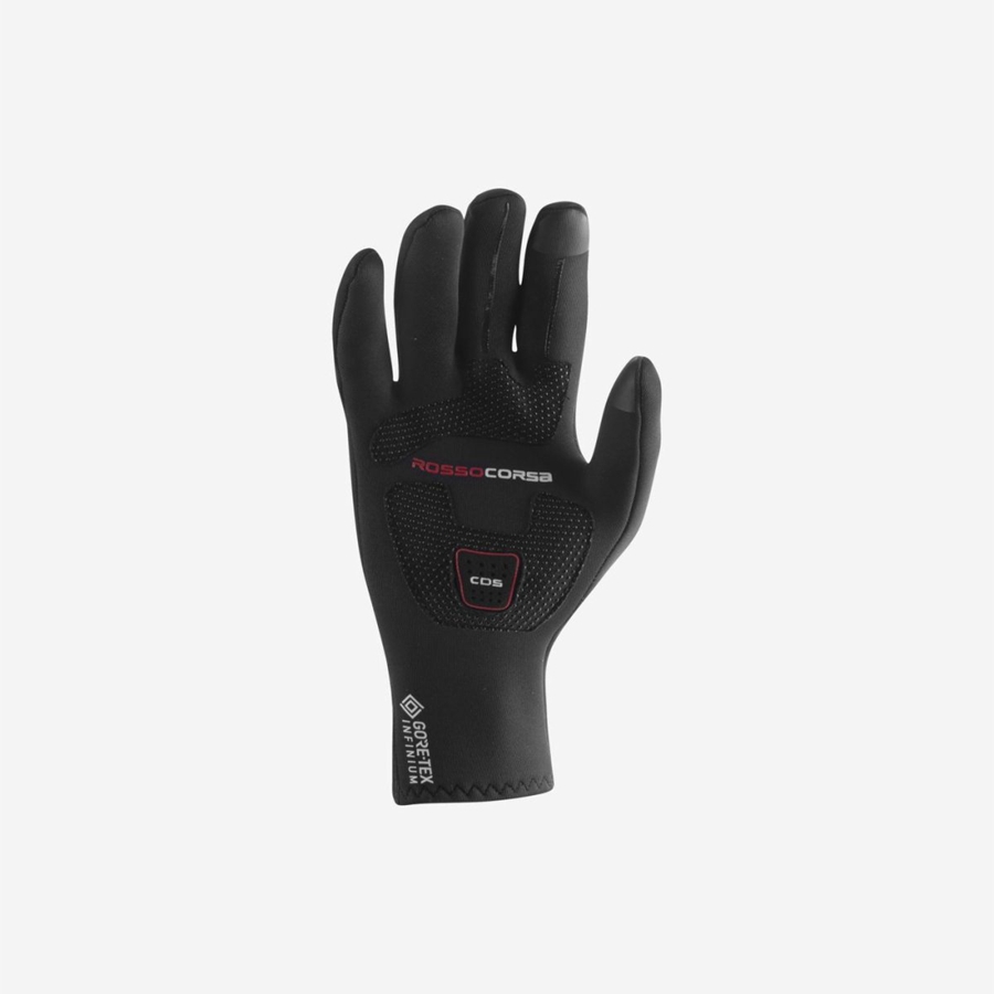 Castelli PERFETTO MAX Handsker Herre Sort | LXZJBAR-65