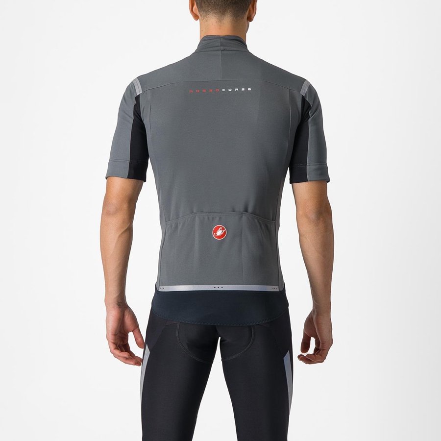 Castelli PERFETTO RoS 2 CONVERTIBLE Jakker Herre Grå Sølv | CFLHEAI-31