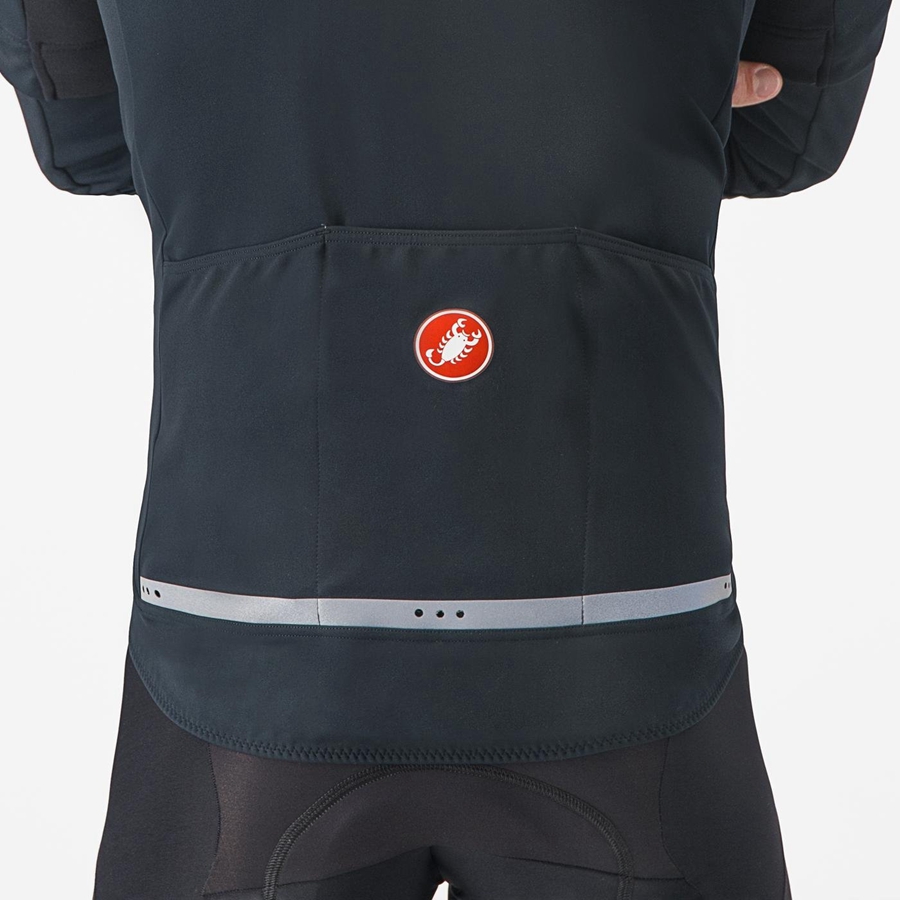 Castelli PERFETTO RoS 2 CONVERTIBLE Jakker Herre Sort Sort | UOVCTZE-01