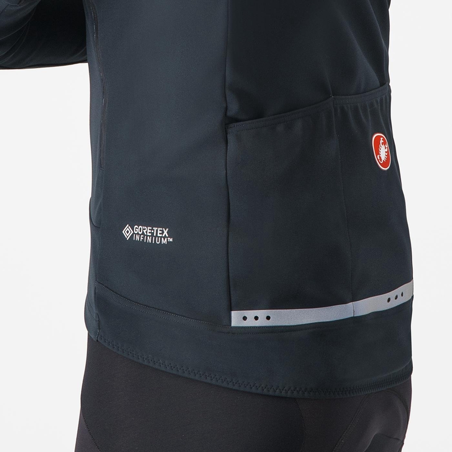 Castelli PERFETTO RoS 2 CONVERTIBLE Jakker Herre Sort Sort | UOVCTZE-01