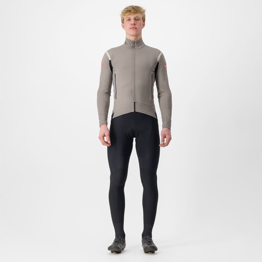 Castelli PERFETTO RoS 2 Jakker Herre Grå Khaki Grå | WHGPFLY-25