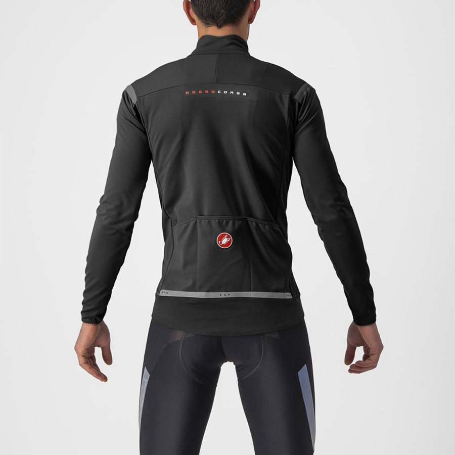 Castelli PERFETTO RoS 2 Jakker Herre Sort Sort | RFHWBJI-47