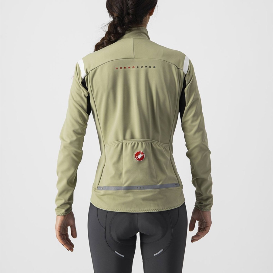 Castelli PERFETTO RoS 2 W Jakker Dame Grøn | ESRBMCU-82