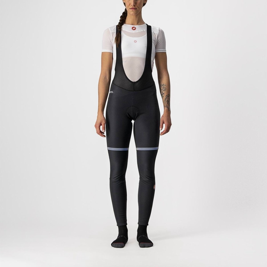 Castelli POLARE W Bib Strømpebukser Dame Sort | PAODLUC-25