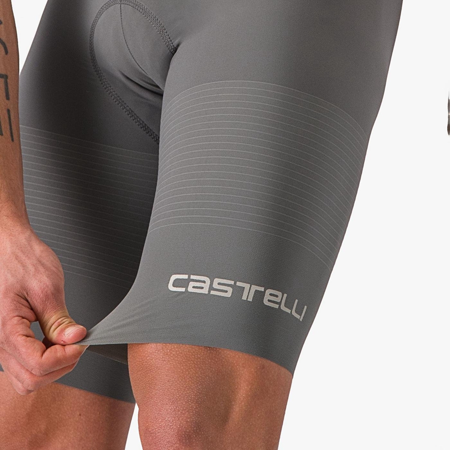 Castelli PREMIO Bib Shorts Herre Grå | YKSAVEL-12