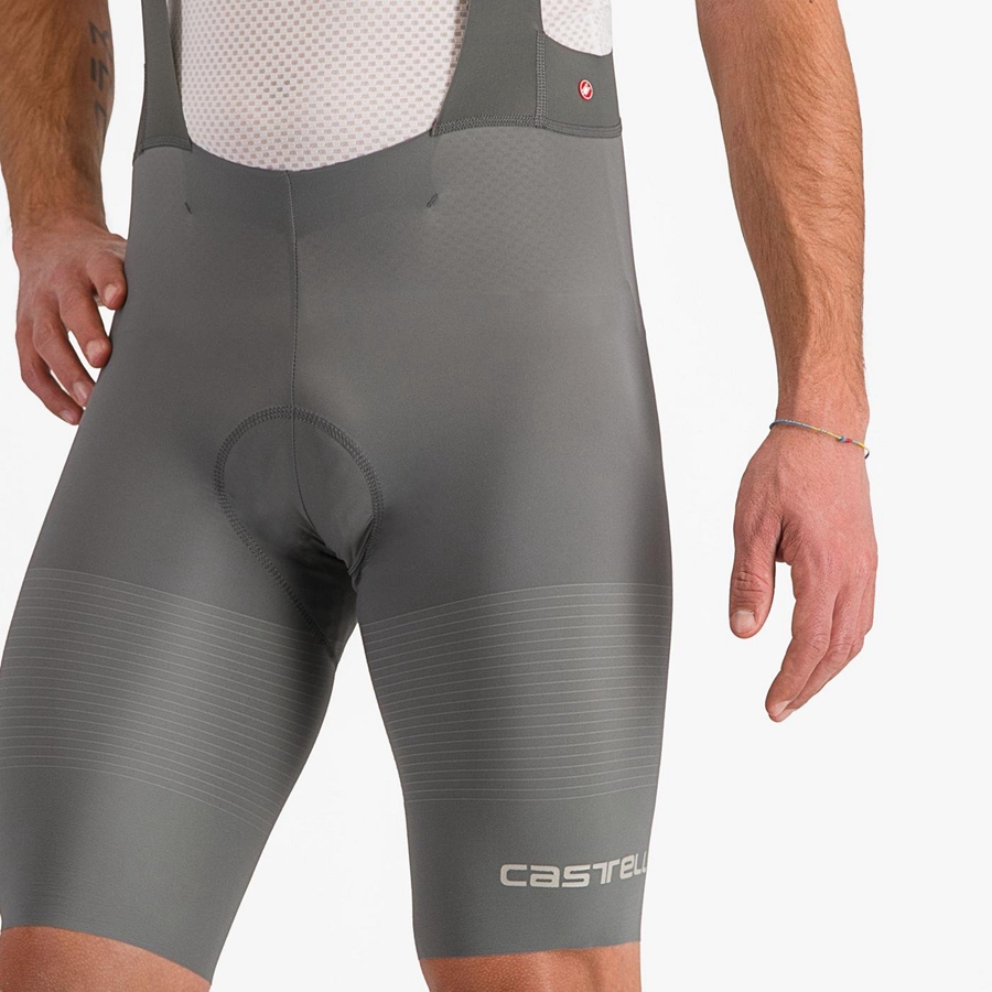 Castelli PREMIO Bib Shorts Herre Grå | YKSAVEL-12