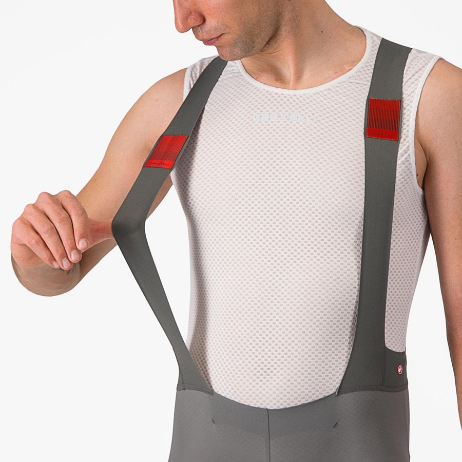 Castelli PREMIO Bib Shorts Herre Grå | YKSAVEL-12