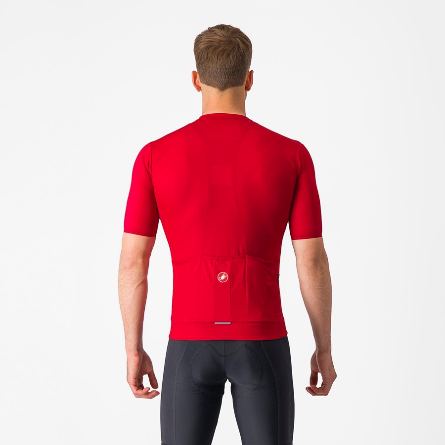 Castelli PROLOGO LITE Jersey Herre Rød | YPMRBEU-10